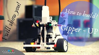 How To Build Gripper  UP  Attachment  Step by Step  Lego Mindstorms Ev3 Education  Robot [upl. by Alaehcim140]