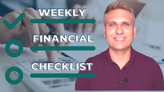 Financial Checklist How to Create a Weekly Money Routine 10 Minutes or Less [upl. by Darb]