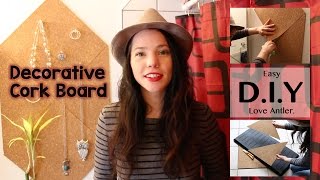 How to DIY amp Display Jewelry using cork board [upl. by Arathorn628]