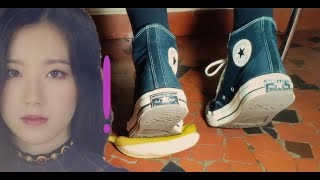 Black converse crush banana while doing homework [upl. by Agler]