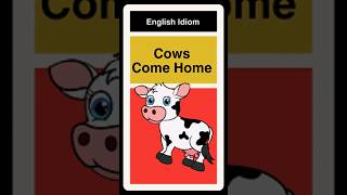 Till The Cows Come Home  Idiom [upl. by Nauq]