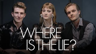 Ewan Mitchell Tom GlynnCarney amp Phia Saban Take Turns in the Hot Seat  Where Is The Lie  ELLE [upl. by Alabaster]