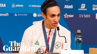 I am a woman Imane Khelif speaks out about gender row after winning gold [upl. by Nitsrik]