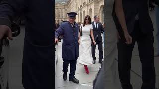 Emily Ratajkowski at Paris Fashion Week shorts [upl. by Lola]