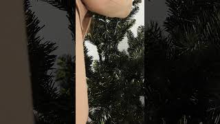 Setting up the 7ft Enchanted Dream Green amp Gold Tinsel Christmas Tree [upl. by Zephaniah]