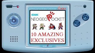 10 Amazing SNK Neo Geo Pocket Exclusives [upl. by Aneloc39]