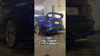 Tomei Full Titanium Type R Exhaust for 2022 Subaru WRX [upl. by Annahc207]