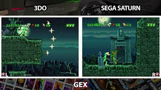 Sega Saturn vs 3DO  Gex [upl. by Nyleve40]