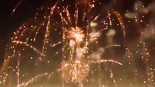 Avatar 36 Shot Firework  dual view with Majin’s Pyro’s Drone Footage [upl. by Anyak]