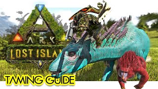 Lost Island Taming Guide for All NEW Creatures [upl. by Spiegleman577]