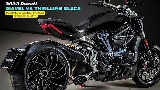 Diavel V4 The Inimitable Design and Purpose of The Diavel  2023 Ducati Diavel V4 Thrilling Black [upl. by Burkitt]