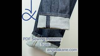 Is This the Best Selvedge Jeans PDF Sewing Pattern [upl. by Asina]