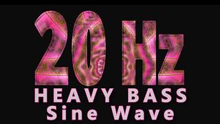 20 Hz Sine Wave Low Frequency Bass Test [upl. by Loutitia176]