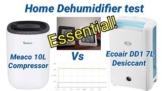 Essential purchase Real world Dehumidifier test  Desiccant vs Compressor  Ecoair vs Meaco [upl. by Kleeman230]