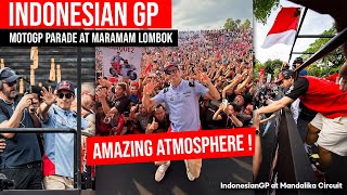 MotoGP Parade At Mataram Lombok IndonesianGP [upl. by Samala]