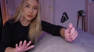 ASMR Sensory CheckUp Full Body POV  Deep Massage Reflex Tapping Gloves amp Blanket Crinkles [upl. by Nonnerb]