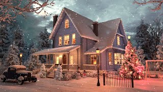 Instrumental Christmas Music Playing in Another Room  Christmas Ambience [upl. by Melvin]