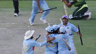 India vs Pakistan  T20 World Cup 2007 Final  MS Dhoni [upl. by Moraj]