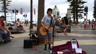 13 Year old boy covers Riptide by Vance Joy [upl. by Anyaled]