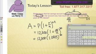 Finding Compound Interest Examples of Using the Formula [upl. by Imoyik]