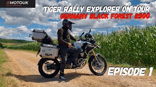 BIG ADVENTURE… 🇩🇪 Black Forest B500 to Switzerland 🇨🇭  Triumph Tiger 1200 Rally Explorer Episode 1 [upl. by Eessej]