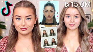 I tried the VIRAL TIKTOK PASSPORT MAKEUP here are the results [upl. by Quillan]