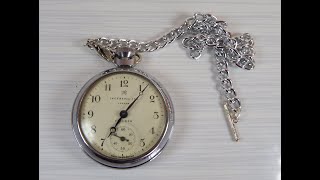 Vintage 1950s Ingersoll pocket watch [upl. by Dew]