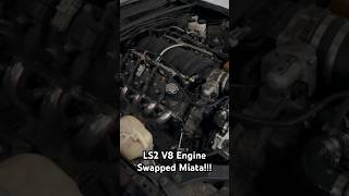 Custom LS2 V8 ENGINE SWAPPED Mazda MX5 Miata NB Convertible mazda miata v8 ls2 mx5 build [upl. by Sproul]