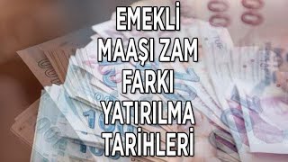 2024 emekli ve memur emeklisi zam farkı ödeme tarihleri netleşti  emekli maaş farkı [upl. by Ahsenra564]