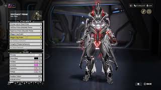 warframe REVENANT PRIME 4th skin fashionframe with details [upl. by Llertnov899]