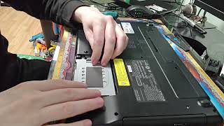 upgrading a Sony vaio with a pny ssd [upl. by Neelyar]