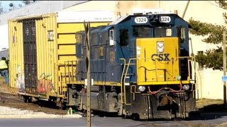 CSX Genset Diesel 1324 on D780 Working the Dorsey Industrial [upl. by Gerhardt]