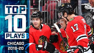 Top 10 Blackhawks Plays of 201920  Thus Far  NHL [upl. by Atteynad]