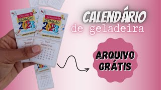 PASSO A PASSO MINI CALENDÁRIO 2024 GRÁTIS ARQUIVO FAÇA É VENDA [upl. by Ennazor593]