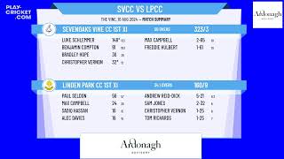 Sevenoaks Vine CC 1st XI v Linden Park CC 1st XI [upl. by Zanas]