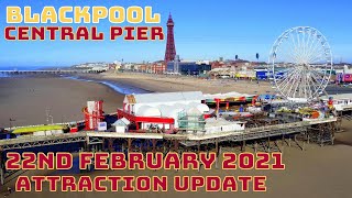 Central Pier Attraction Update 22 Feb 2021 [upl. by Learrsi]