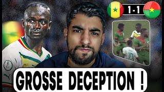 LE SÉNÉGAL DÉÇOIT ENCORE   Debrief Sénégal 1 vs 1 Burkina Faso Qualif CAN Maroc 2025 [upl. by Labotsirhc]