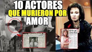 10 FAMOSOS QUE MURIERON POR AMOR [upl. by Lashar]