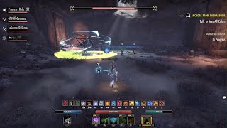 ESO Veteran Unhallowed Grave LastSecond Sundering Achievement [upl. by Keily]