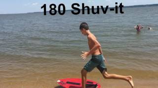 Basic Skimboarding Tricks [upl. by Serene968]