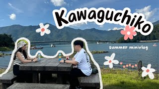 Kawaguchiko vlog 🇯🇵  famous lawson  Fuji shrine 🗻 JP [upl. by Rosette]