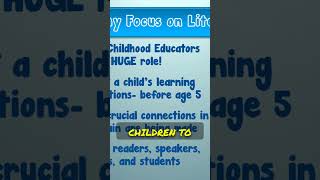 📖 The Critical Role of Adults in Early Literacy Development  Preschool Learning [upl. by Ahsieyt]