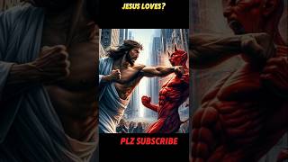 The Fighiting Of✝️ Jesus🆚Devil god jesus jesuschrist fé catholic [upl. by Aitekram]