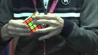 4x4x4 3041 single Yumu Tabuchi in World Rubiks Cube Championship 2011 [upl. by Dylan]