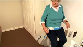 Handicare Stairlifts Powered Swivel Smart Seat [upl. by Dougald903]