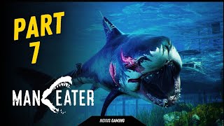 Maneater  PC  GAMEPLAY WALKTHROUGH  LONGPLAY  NO COMMENTARY  PART 7 [upl. by Holna]