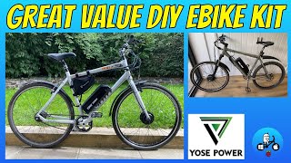 Convert your bike to Electric Sub £400 DIY Ebike kit Yose Power [upl. by Jsandye109]