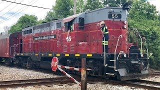 How Train Changes Route At Railroad Diamond Interlocking [upl. by Nollaf]