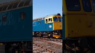 Class 33 33202 at Mangapps Farm railway museum [upl. by Acemaj]