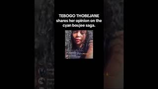 Tebogo Thobejane shares her thoughts on Cyan Boujees sex tape [upl. by Shaylah369]